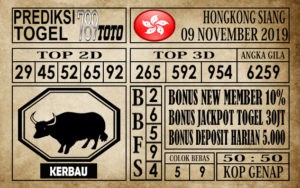 HK-Siang-09112019 Prediksi Hongkong Siang 09 November 2019