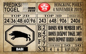 Prediksi Hongkong 4 November 2019