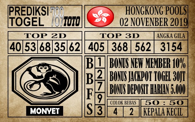 Prediksi Hongkong 02 November 2019