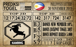 Philippine-30112019 Prediksi Philippine Lotto Hari Ini