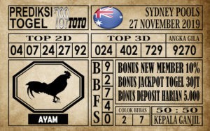 Prediksi Sydney Pools Hari Ini
