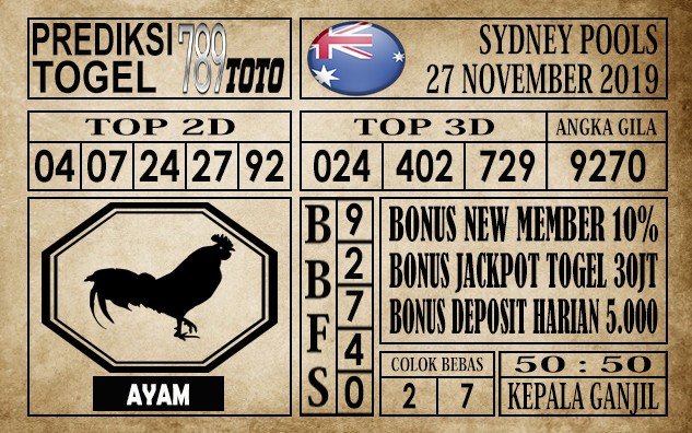 Prediksi Sydney Pools Hari Ini