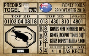 Prediksi Sydney Pools Hari Ini