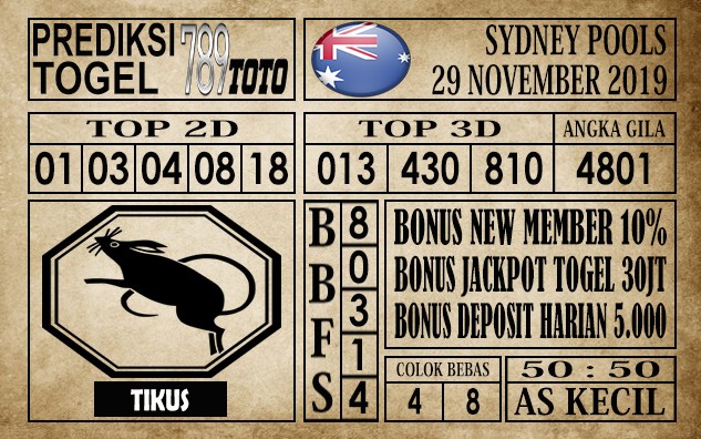 Prediksi Sydney Pools Hari Ini