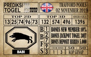 Prediksi Trafford Pools 02 November 2019