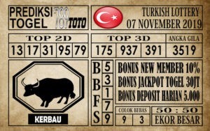 Prediksi Turkish Lottery 07 November 2019