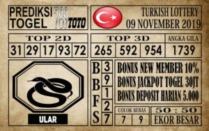 Prediksi Turkish Lottery 09 November 2019