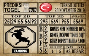 Prediksi Turkish Lottery 23 November 2019