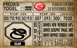 Prediksi Turkish Lottery 24 November 2019