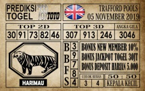 Prediksi Trafford Pools 5 November 2019