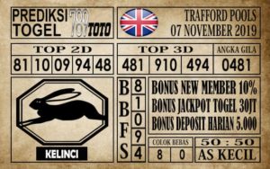 Prediksi Trafford Pools 07 November 2019