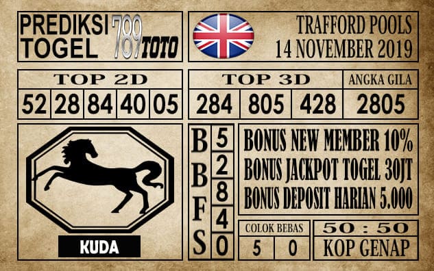 Prediksi Trafford Pools 14 November 2019