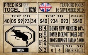 Prediksi Trafford Pools 16 November 2019