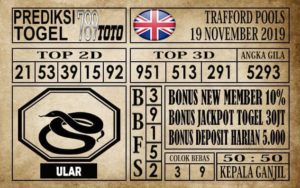 Prediksi Trafford Pools 19 November 2019