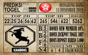 Prediksi Hongkong Siang Hari Ini