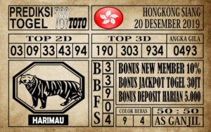 Prediksi Hongkong Siang Hari Ini