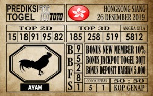 Prediksi Hongkong Siang Hari Ini