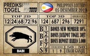 PREDIKSI-TOGEL Prediksi Filipina PCSO Hari Ini 05 Des 2019