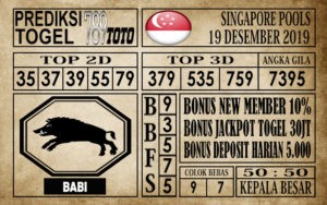Prediksi Singapore Pools Hari Ini