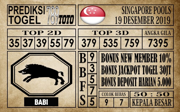 Prediksi Singapore Pools Hari Ini