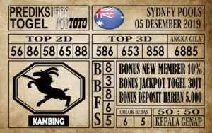 Prediksi Sydney Pools Hari Ini