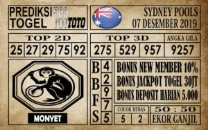 Prediksi Sydney Pools Hari Ini