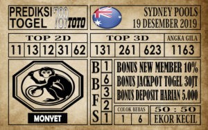 Prediksi Sydney Pools Hari Ini