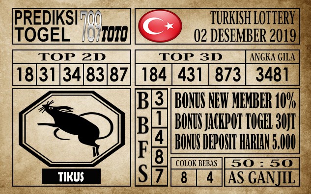 Prediksi Turkish Lottery Hari Ini