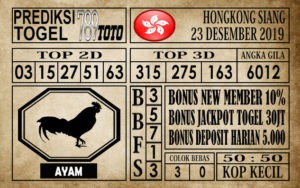 Prediksi Hongkong Siang Hari Ini