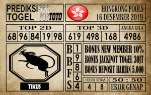 Prediksi Hongkong Pools Hari Ini