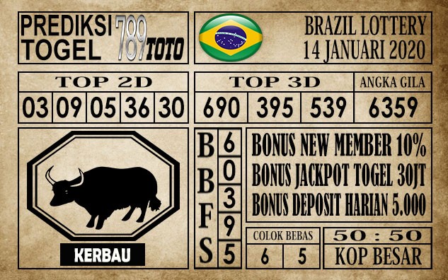Prediksi Brazil Lottery Hari Ini
