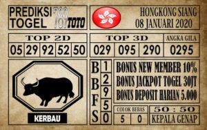 Prediksi Hongkong Siang Hari Ini