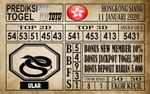 Prediksi Hongkong Siang Hari ini