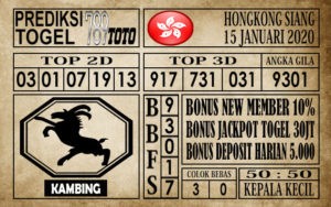 Prediksi Hongkong Siang Hari Ini