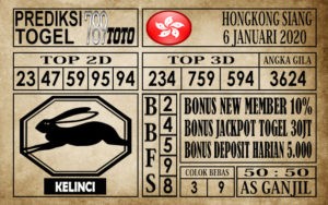 Prediksi Hongkong Siang Hari Ini