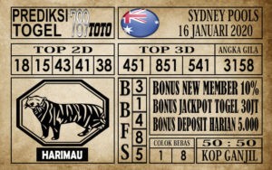Prediksi Sydney Pools Hari Ini