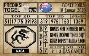 Prediksi sydney pools hari ini