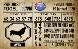 Prediksi sydney pools hari ini