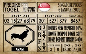 sgp6 Prediksi Singapore Pools Hari Ini