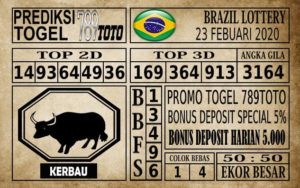 BZ Prediksi Brazil Lottery Hari Ini 23 Feb 2020