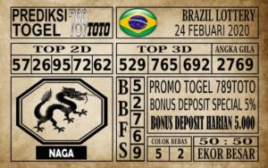 BZ Prediksi Brazil Lottery Hari Ini 24 Feb 2020