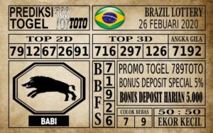 BZ Prediksi Brazil Lottery Hari Ini 26 Feb 2020
