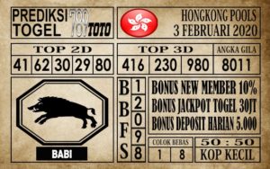HKP3 Prediksi Hongkong Pools Hari Ini