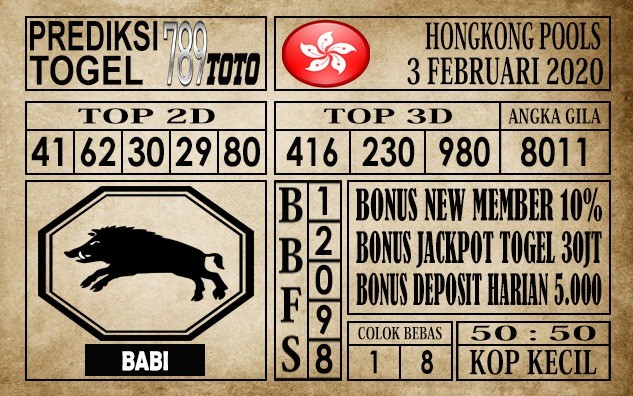 Prediksi Hongkong Pools Hari Ini