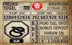 Prediksi Hongkong Siang Hari Ini