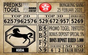 Prediksi Hongkong Siang Hari Ini