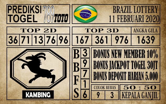 prediksi brazil lottery hari ini