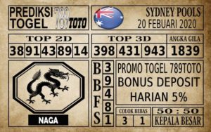 SD Prediksi Sydney Pools Hari Ini