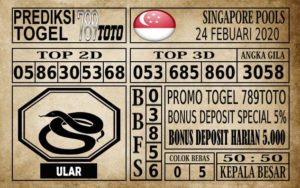 SG Prediksi Singapore Pools Hari ini 24 Feb 2020