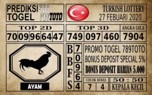 TK Prediksi Turkish Lottery Hari Ini 27 Feb 2020